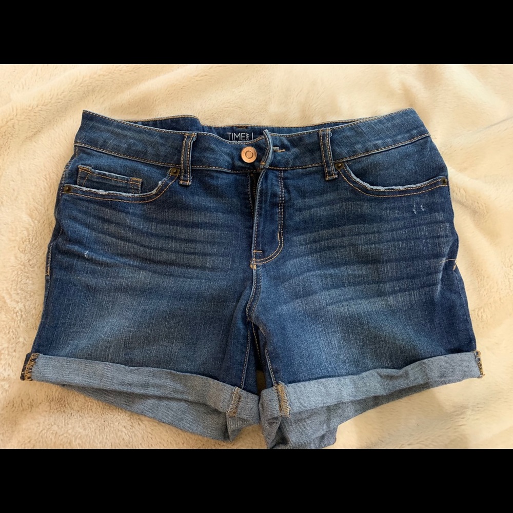 Time and Tru Jean Shorts